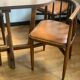 Built-in table and chairs Thonet