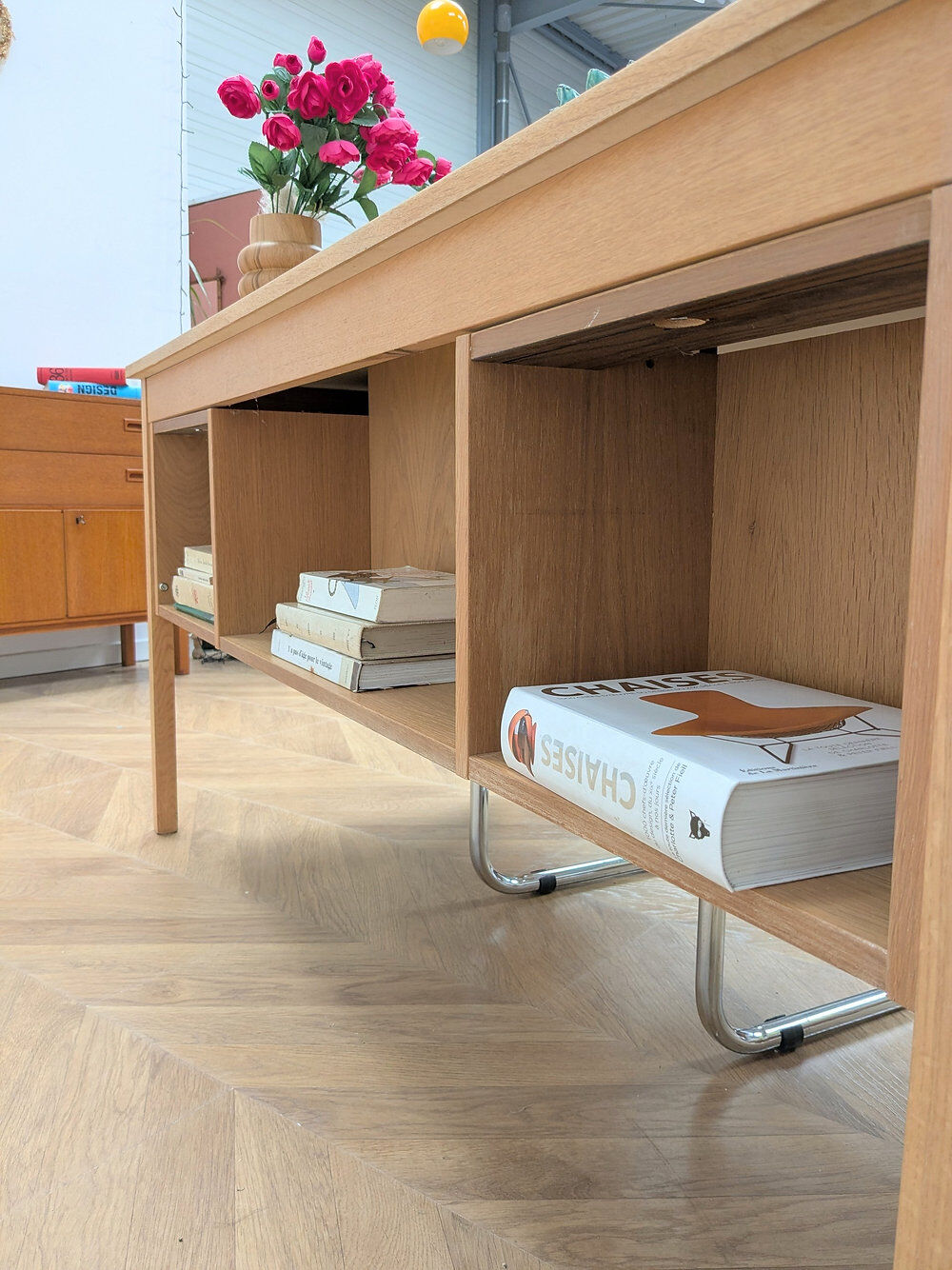Vintage oak desk