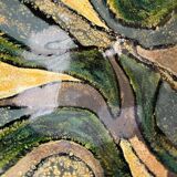 Small Limoges enameled dish, Duban & Christel