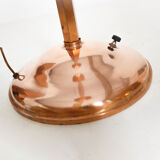 Art deco copper floor lamp