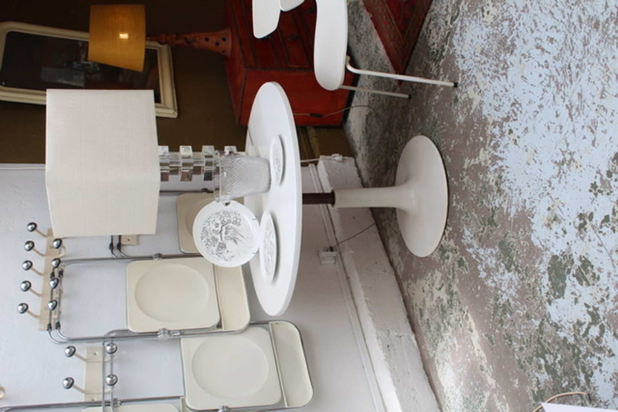 Table ronde basse ou haute seventies