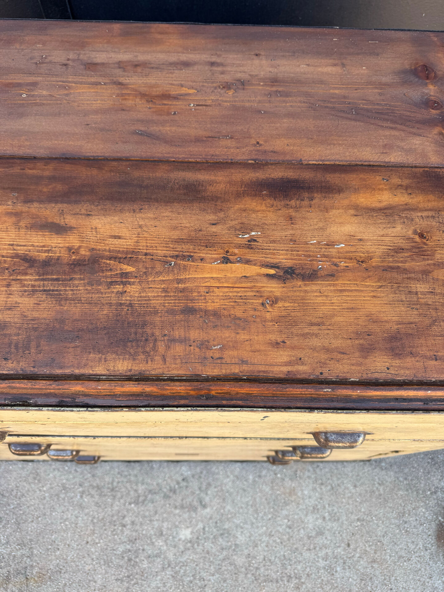 1940s iron and wood workshop furniture