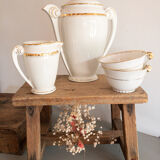 Art deco teapot and cups