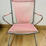 Pink scoubidou chair
