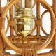 Mid-Century Rattan Wall Sconces — Louis Sognot Style