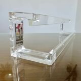 Plexiglas towel rack 70s