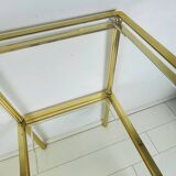 3 tables en laiton, 1980