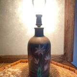 70s stoneware lamp base