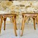 Pair of Vintage Baumann Stools, Model 92, Circa 50s/60s