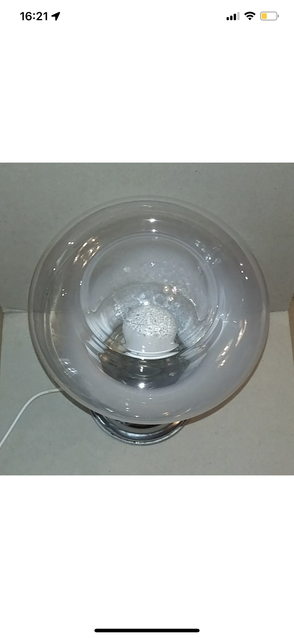 Italian vintage lamp in Murano glass 1970