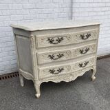Ancienne commode Plateau en bois