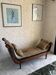 Empire-style wooden daybed / chaise longue