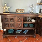Commode ancienne en bois massif