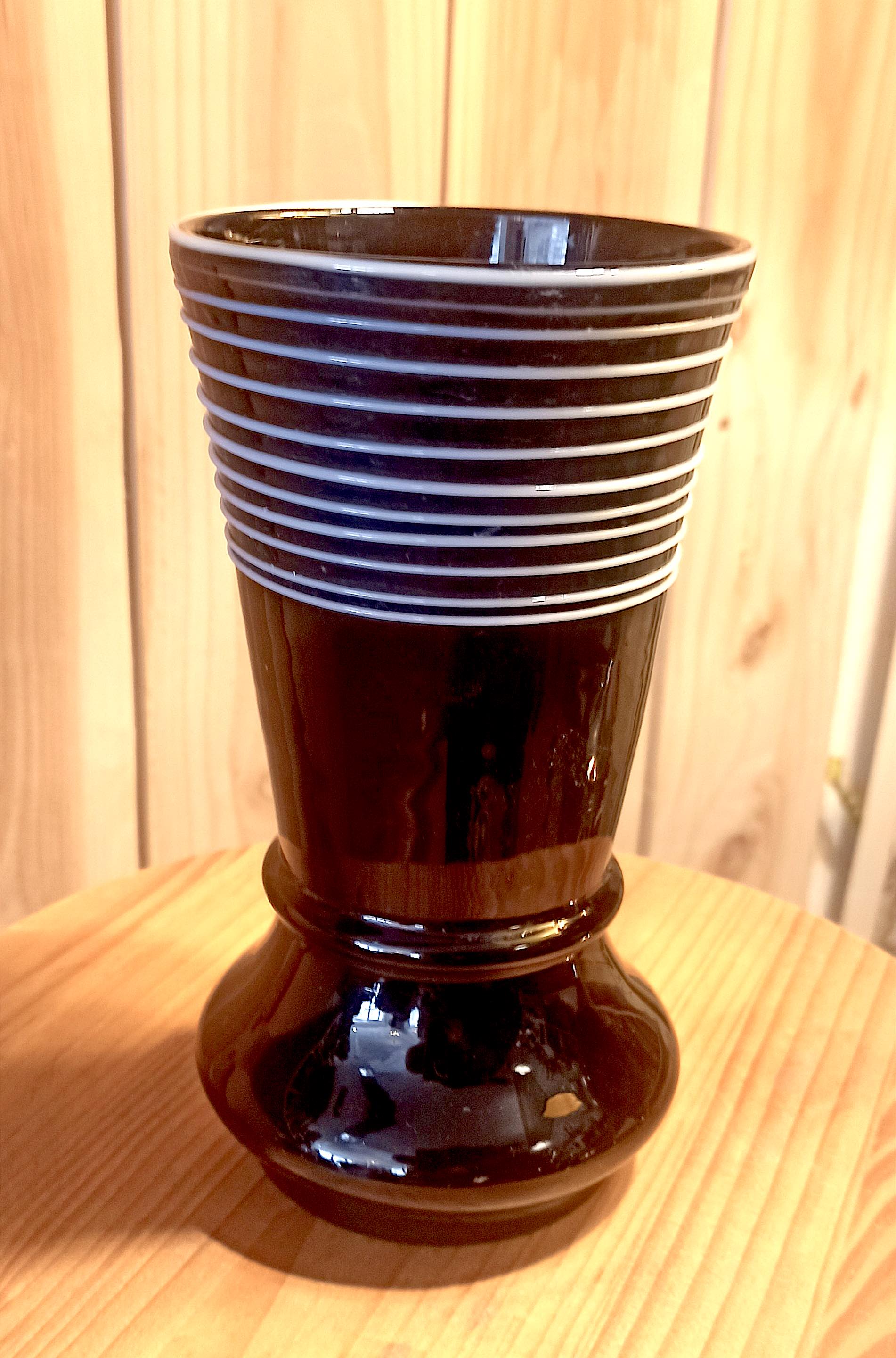 Garnet glass vase 60s