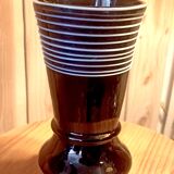 Garnet glass vase 60s