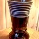 Garnet glass vase 60s