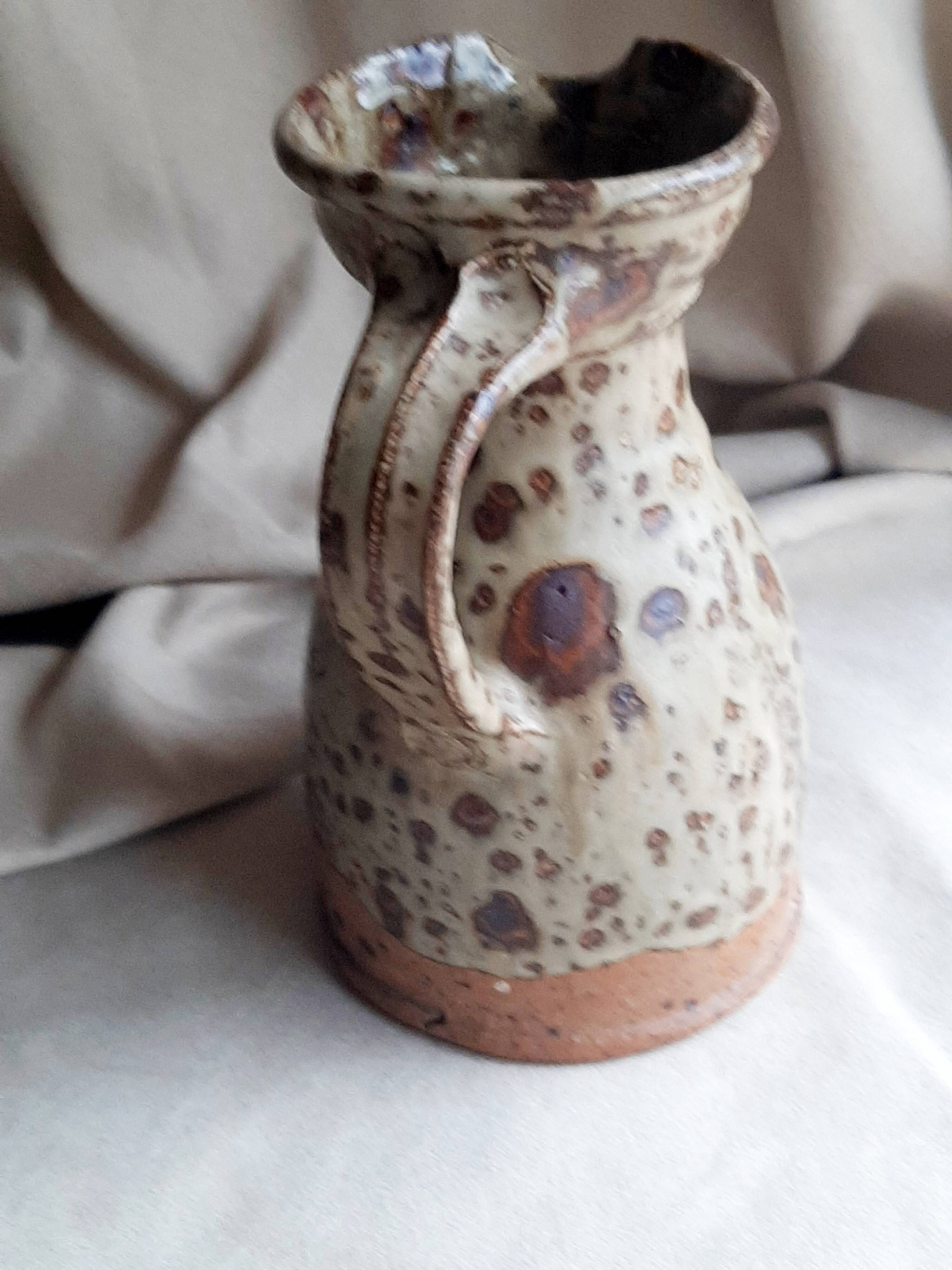 Pyrite stone pitcher Pierre Digan La Borne