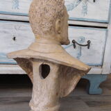 Bust of a man in nineteenth century terracotta