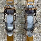 Old Wooden Skis - Mountain Chalet Decor - Vintage - 187 cm