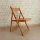 Chaise pliante vintage années 70/80