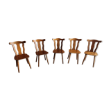 5 Bistro chairs year 80/90