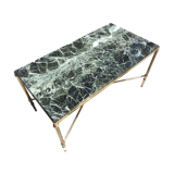 Green marble coffee table