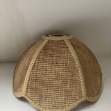Vintage rattan lampshade
