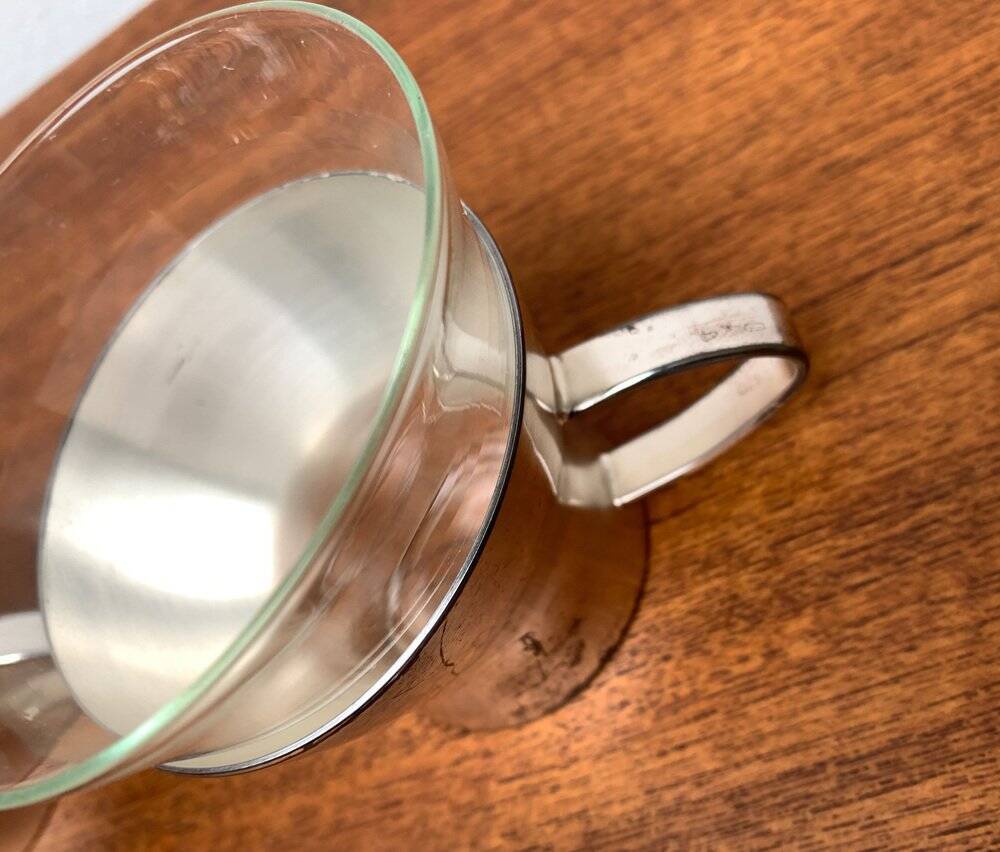 Mid-century German tea glasses by WMF, 1960s, set of 6.