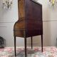 Louis XVI/18th century mahogany roll-top desk forming a display case