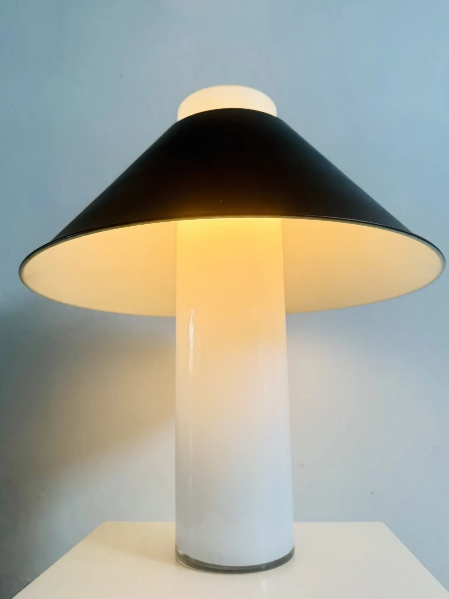 A-858 Table Lamp By Glashütte Limburg, Germany, 1960S