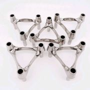 Lot of 5 modular candle holders BMF NAGEL 1970