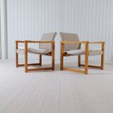 Karin Mobring Diana mid-century modern armchairs by Ikea in Sweden, 1970s.