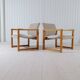 Karin Mobring Diana mid-century modern armchairs by Ikea in Sweden, 1970s.