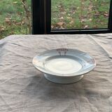 Compotier fruit cup in white art deco porcelain