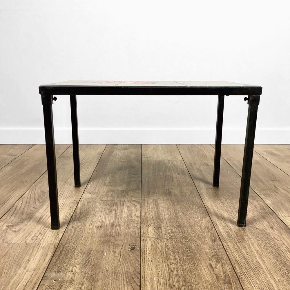 Ceramic side table from the 70s