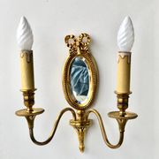 Louis XVI Wall Lamp Lucien Gau Mirror