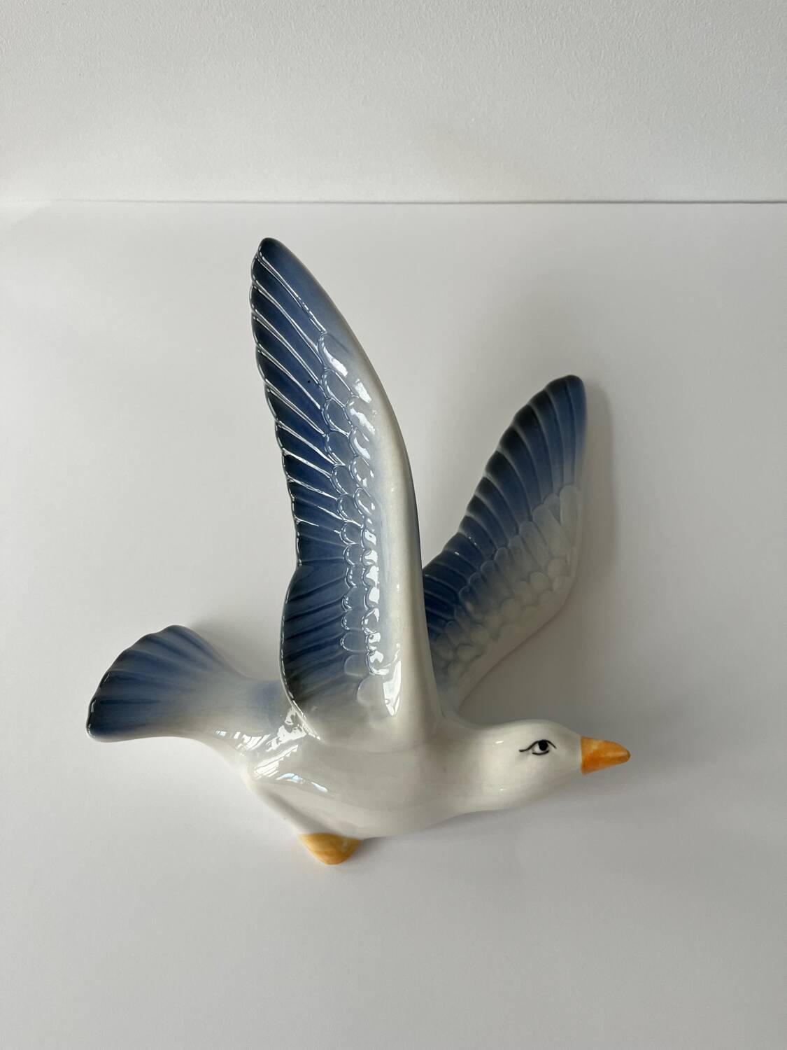 Mouette céramique déco murale vintage
