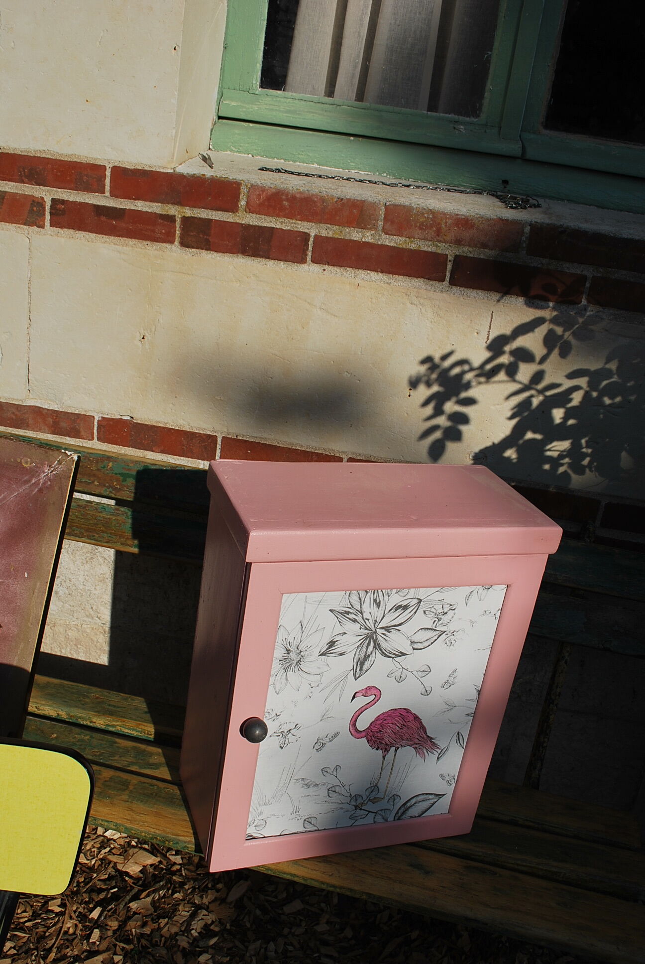 Pink pharmacy cupboard