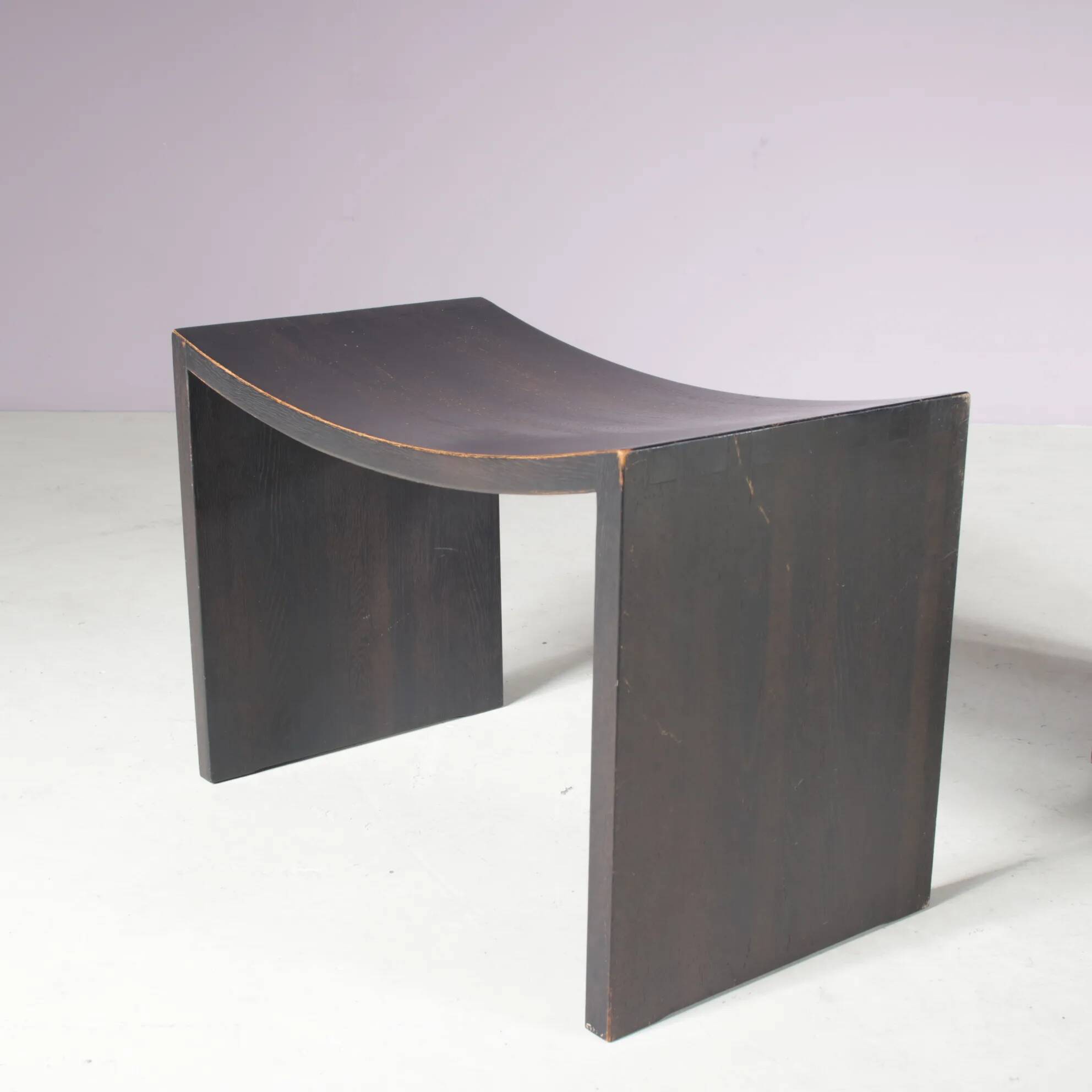 Tabouret "Chiasso" des années 1990 par Danilo Silvestrin pour Lambert, Allemagne
