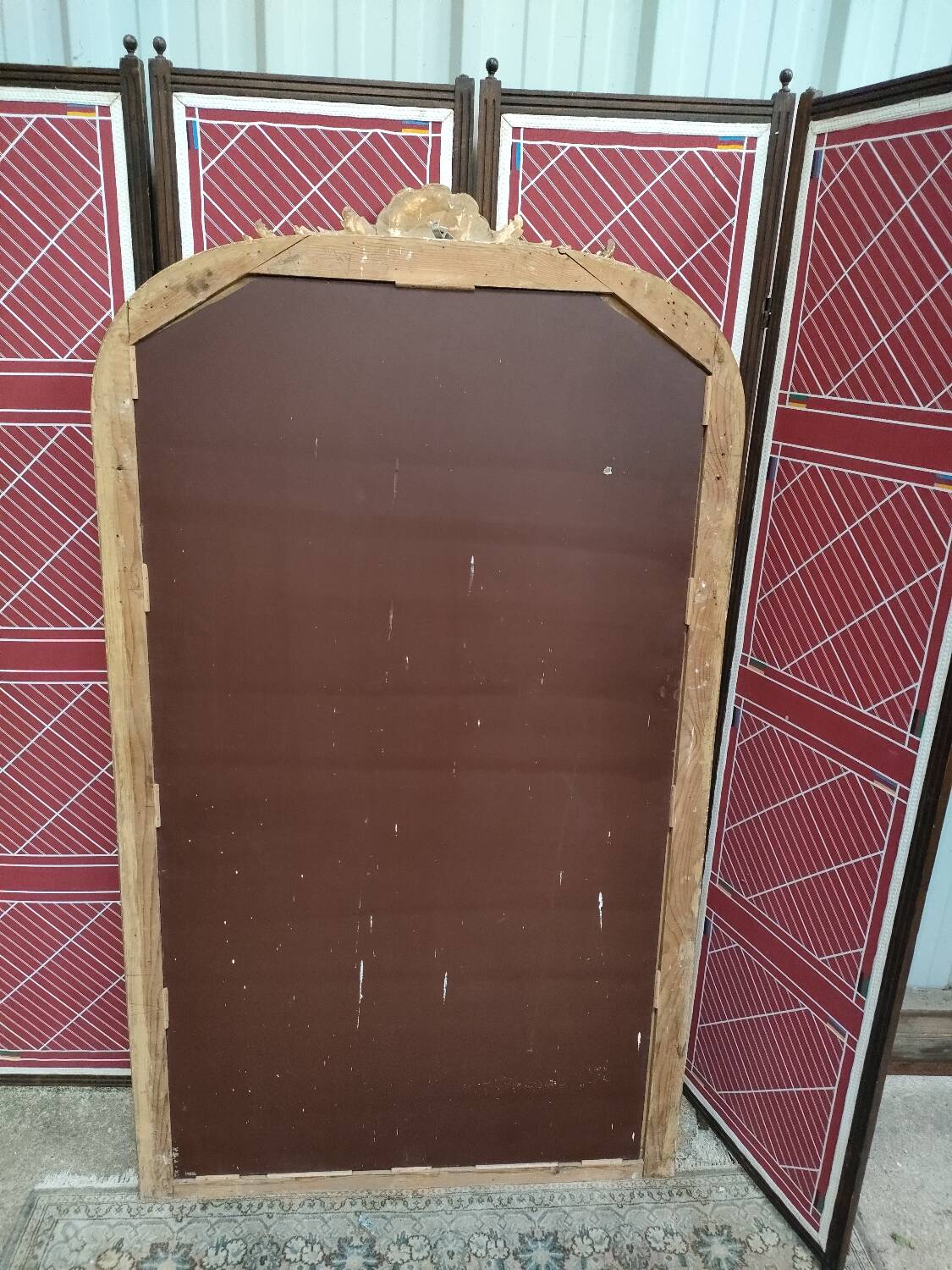 Large Louis XVI mercury mirror