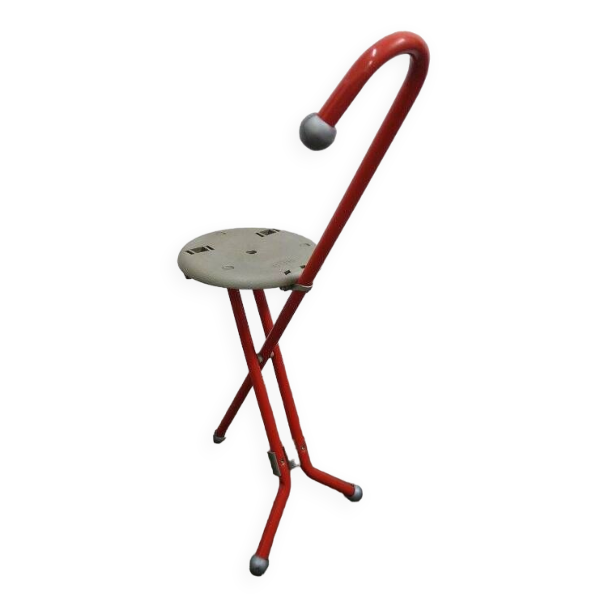 Sandrigarden Stool / Walking Stick ''Ulisse'' Designed by Ivan Loss.