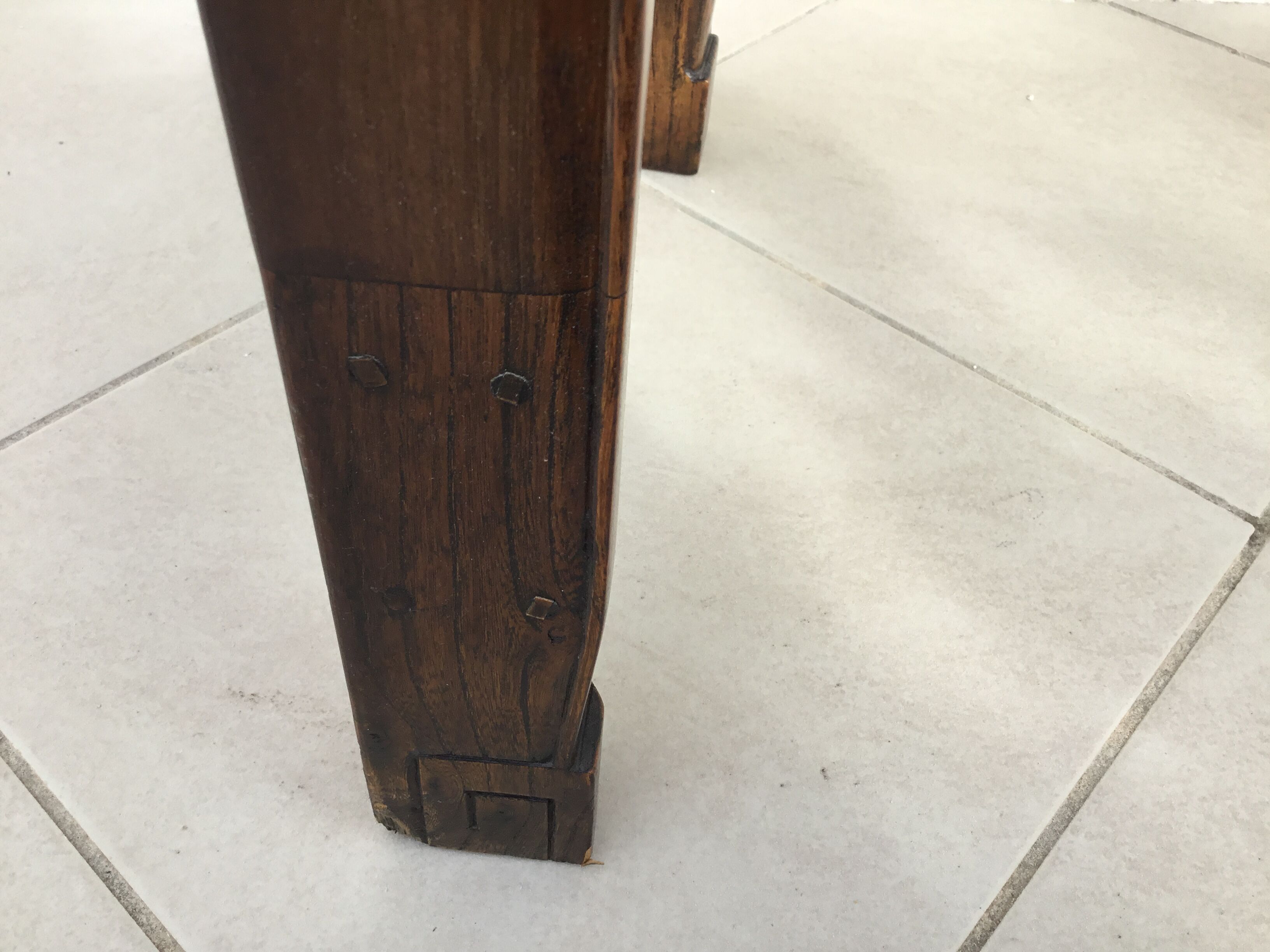 Ancient Chinese elm console