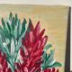Tableau peinture bouquet de fleurs huile sur toile 