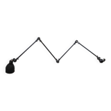 Industrial table lamp articulated 4 arms