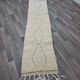 Handmade Berber rug runner size 75/300 cm