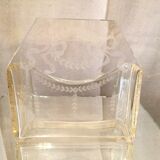 Porte courrier porte lettres en verre grave elegant