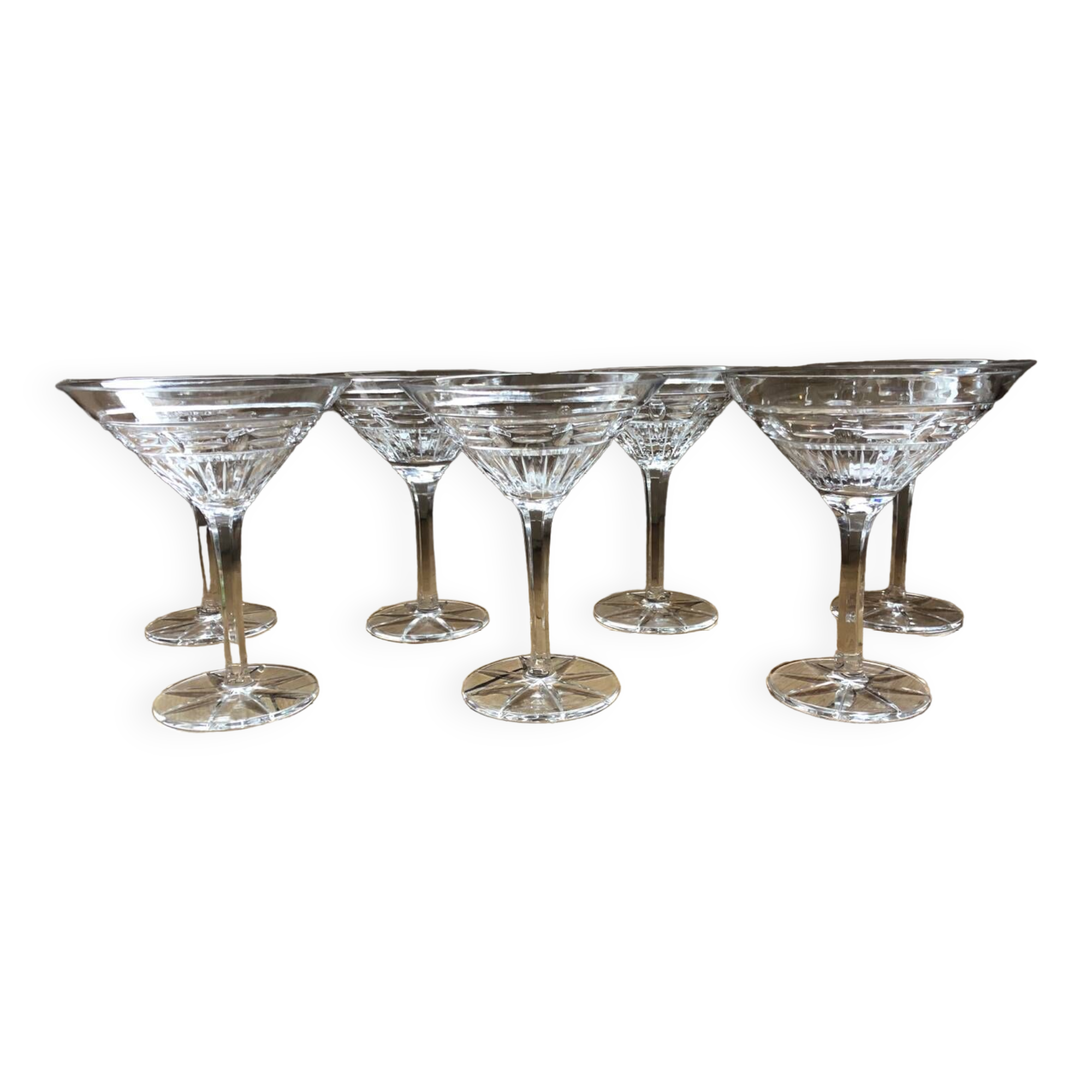 Lot de 7 coupes à dessert