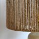 Rope and sandstone lamp