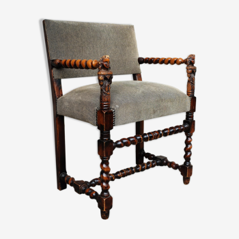 Armchair carved