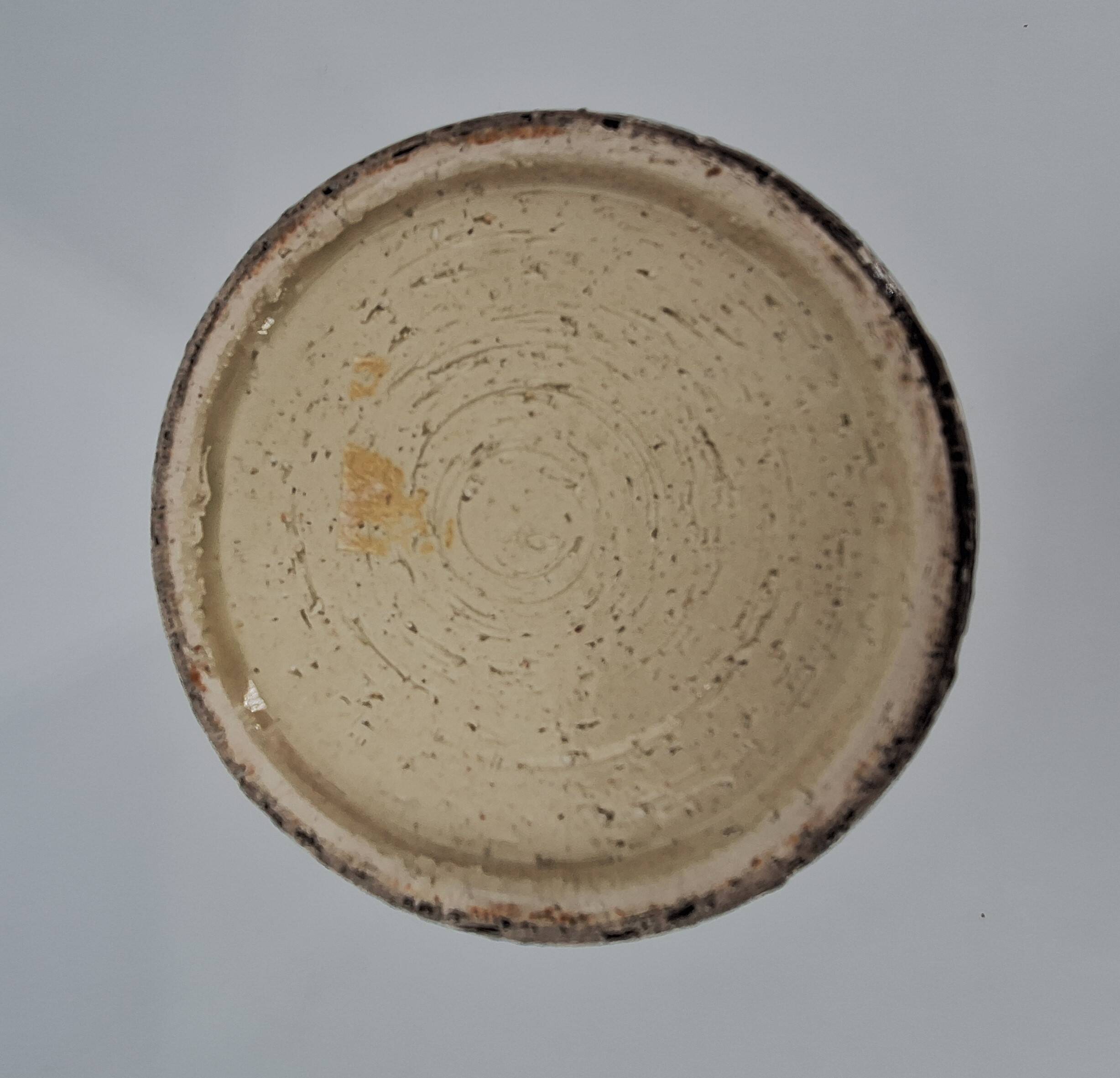 Ceramic scroll vase by Aldo Londi for Bitossi, Sahara model, Italy mid century